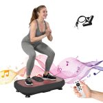 Agilithor Heated Vibration Plate Exercise Machine – Full Body Workout Platform with Heat Therapy, Bluetooth & Remote Control - Image 9