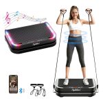 Agilithor Smart Vibration Plate with Ambient Light & Bluetooth