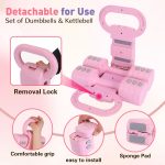 Agilithor 4-in-1 Adjustable Kettlebell & Dumbbell Set – Space-Saving Home Workout Equipment for Full Body Training - Image 3