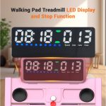 Folding Treadmill for Home | Incline Running Machine with App Control & LED Display | Quiet Motor Walking & Running Fitness Equipment for Women - Image 6