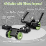 Agilithor Ab Roller with Elbow Support – Auto Rebound Core Trainer with Timer & Dual Wheels for Full Body Home Workout - Image 2