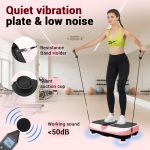 Agilithor Heated Vibration Plate Exercise Machine – Full Body Workout Platform with Heat Therapy, Bluetooth & Remote Control - Image 5