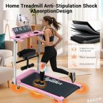Folding Treadmill for Home | Incline Running Machine with App Control & LED Display | Quiet Motor Walking & Running Fitness Equipment for Women - Image 2