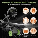Agilithor Ab Roller with Elbow Support – Auto Rebound Core Trainer with Timer & Dual Wheels for Full Body Home Workout - Image 5