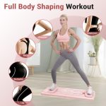 Agilithor 4-in-1 Ab Workout Board – Foldable Core Trainer with Auto Rebound, Timer & Resistance Bands for Home Fitness - Image 4