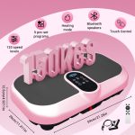 Agilithor Heated Vibration Plate Exercise Machine – Full Body Workout Platform with Heat Therapy, Bluetooth & Remote Control - Image 6