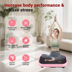 Agilithor Heated Vibration Plate Exercise Machine – Full Body Workout Platform with Heat Therapy, Bluetooth & Remote Control - Image 7