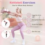 Agilithor 4-in-1 Adjustable Kettlebell & Dumbbell Set – Space-Saving Home Workout Equipment for Full Body Training - Image 4